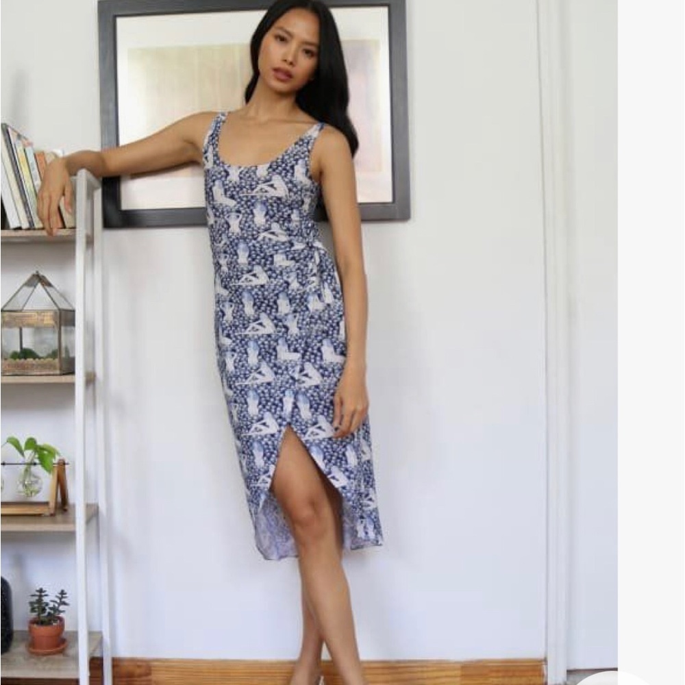 Reformation Kaila Knit Dress | Naked Ladies Pattern | RARE